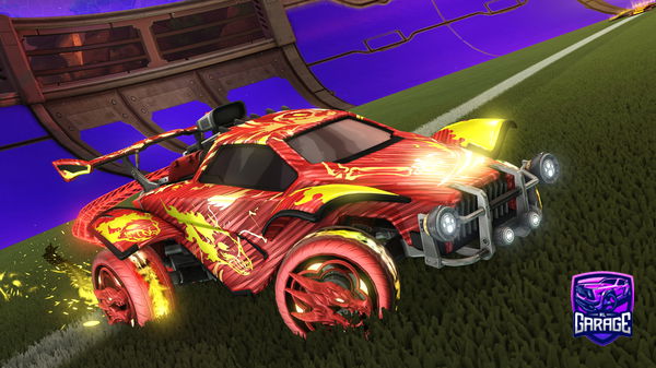 A Rocket League car design from est-oc31