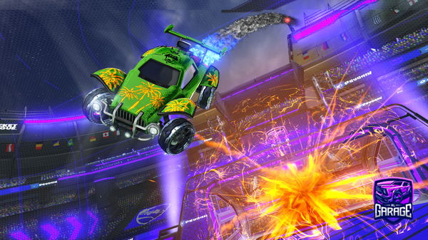 A Rocket League car design from MangoGorylla