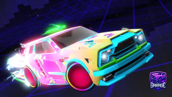 A Rocket League car design from ItsBulletMush