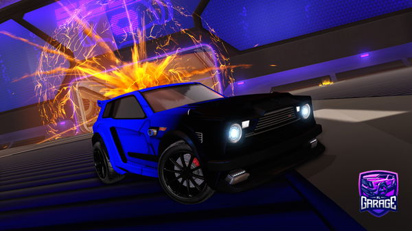 A Rocket League car design from Voken