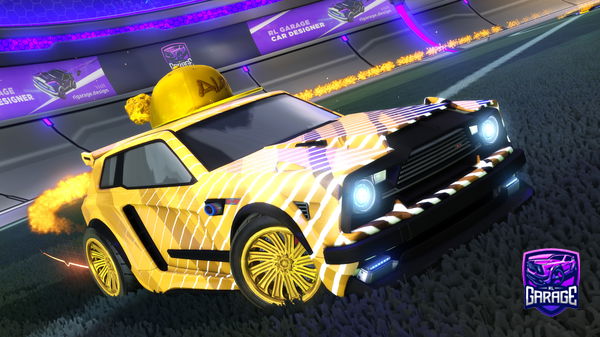 A Rocket League car design from Garou_DzZ