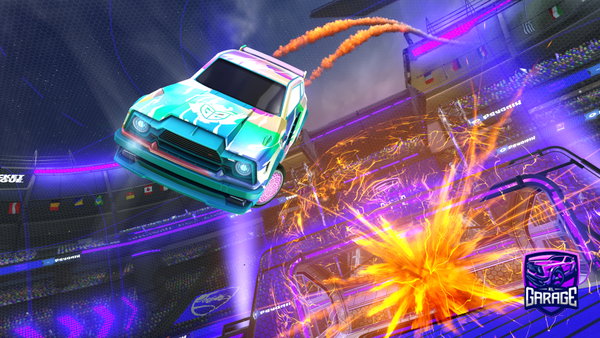 A Rocket League car design from ryxaan