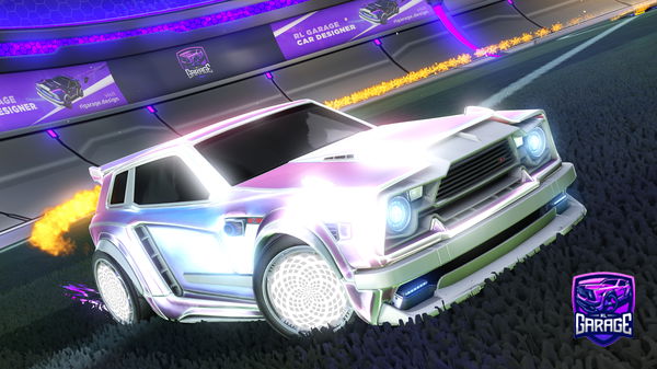 A Rocket League car design from spaldhinos