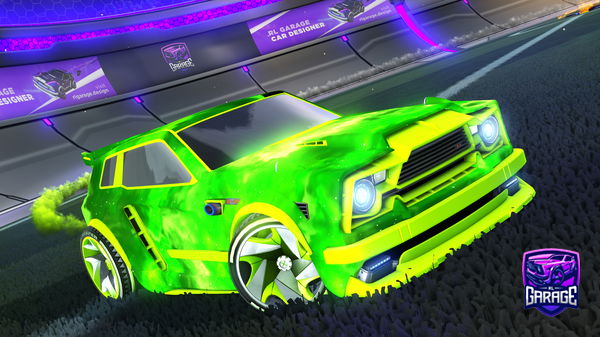 A Rocket League car design from Aussiemate143