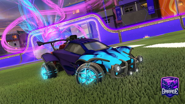 A Rocket League car design from YtTimberedElf132