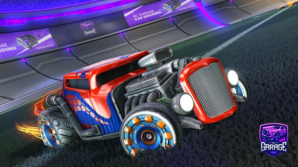 A Rocket League car design from pixl_