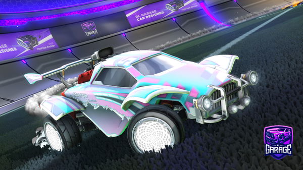 A Rocket League car design from airisafluid