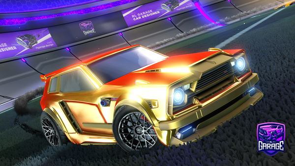 A Rocket League car design from PRGNUGGET