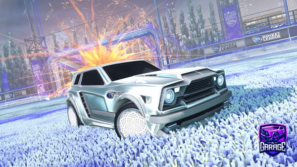 A Rocket League car design from hovy