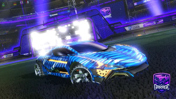 A Rocket League car design from GalileoRLCS