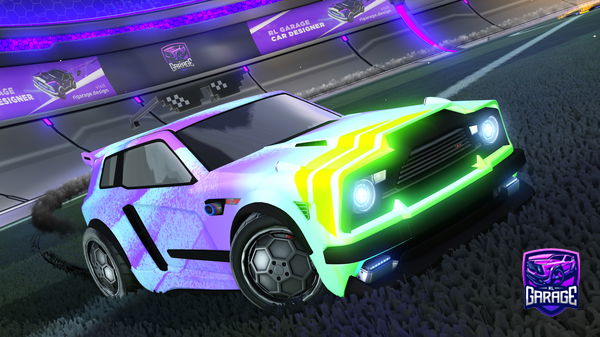 A Rocket League car design from Valde-LM