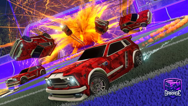 A Rocket League car design from AtrainNavy04