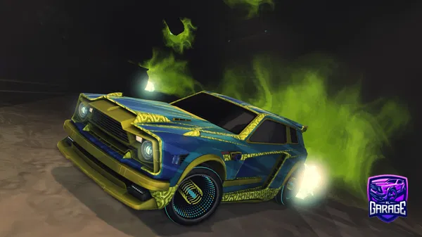 A Rocket League car design from Vinetangler