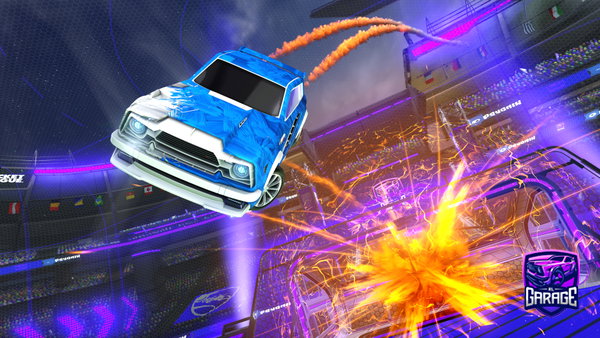 A Rocket League car design from XxjustelliotxX