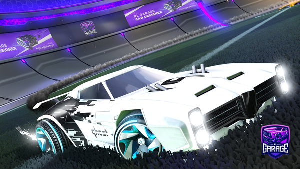 A Rocket League car design from GI1tch