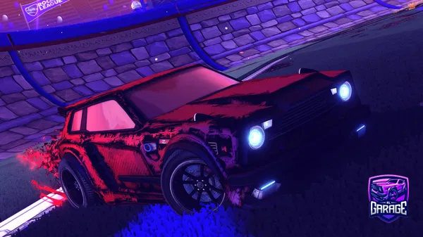 A Rocket League car design from GodFalconNMG