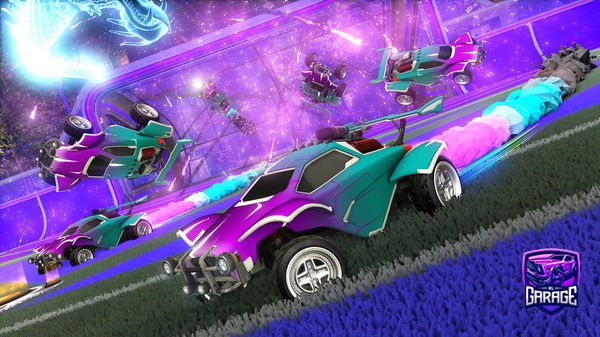 A Rocket League car design from ECHO_QYUBI