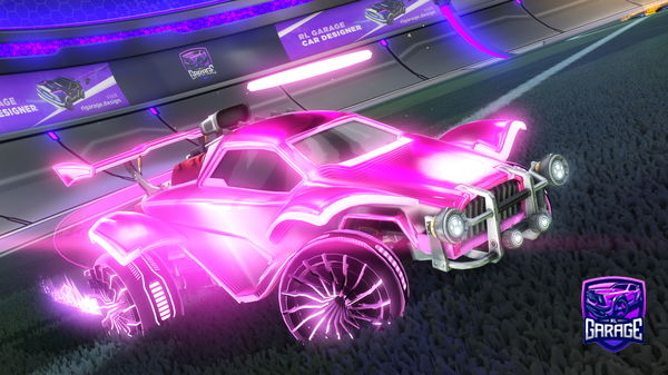 A Rocket League car design from Rose_Bonbons