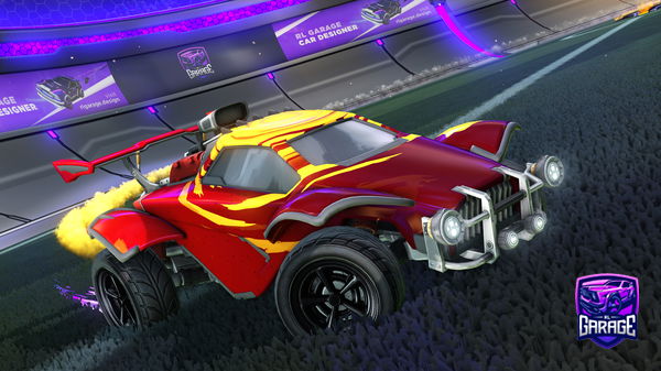 A Rocket League car design from Argoty