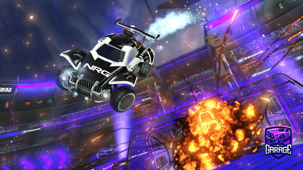 A Rocket League car design from AKWHITM2
