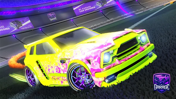 A Rocket League car design from CpG