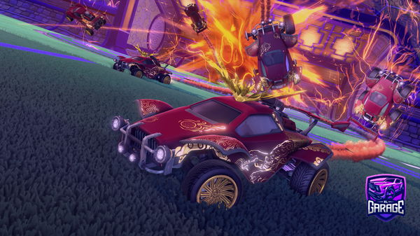 A Rocket League car design from Asderty154