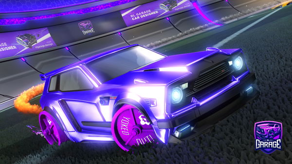 A Rocket League car design from BL4CK_N01R_RS