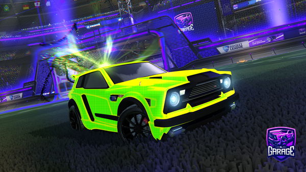 A Rocket League car design from mibble