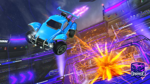 A Rocket League car design from EaZyEli