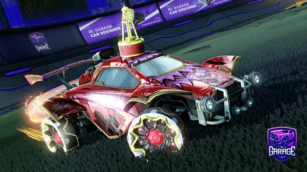 A Rocket League car design from abspielen