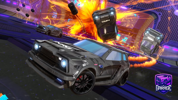 A Rocket League car design from squex10