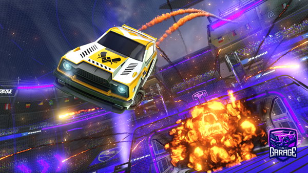 A Rocket League car design from Crepzfnn