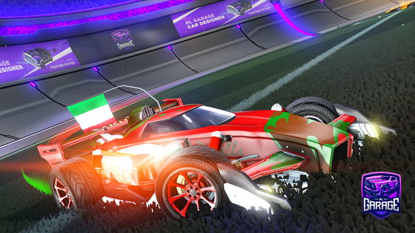 A Rocket League car design from RM18