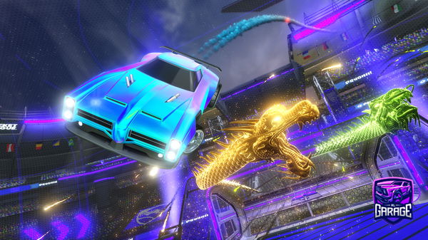 A Rocket League car design from Giratina