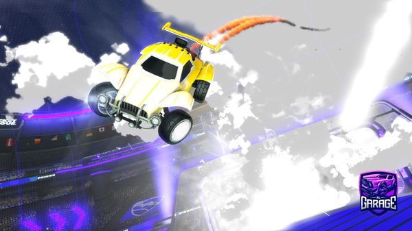 A Rocket League car design from cwigl