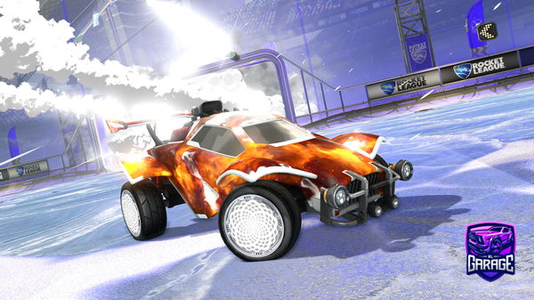 A Rocket League car design from Cayza