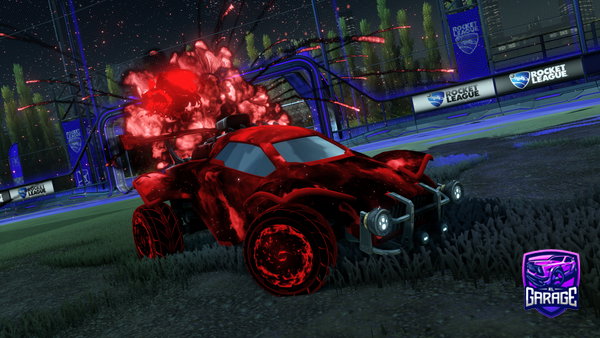 A Rocket League car design from Freakgamer_K2