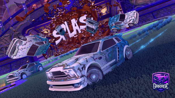 A Rocket League car design from Sjcrowley