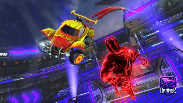 A Rocket League car design from Willgty