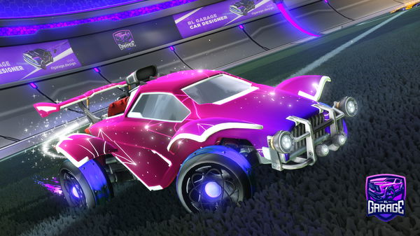 A Rocket League car design from LwGwNw