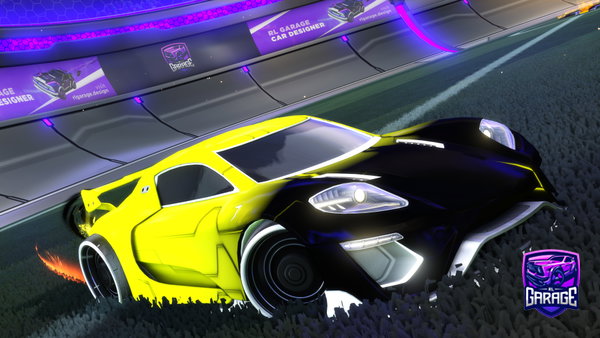 A Rocket League car design from Cayul58