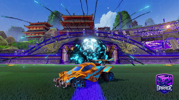 A Rocket League car design from FLOBBYTHESALTY