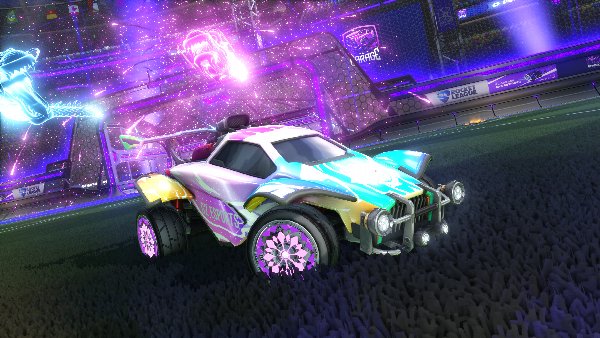 A Rocket League car design from Kexofon