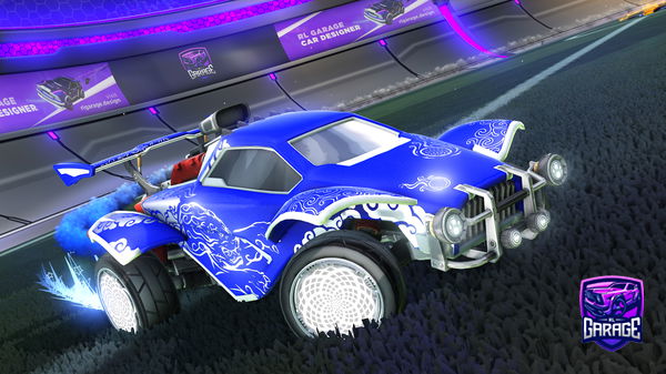 A Rocket League car design from PandaRLOnTT