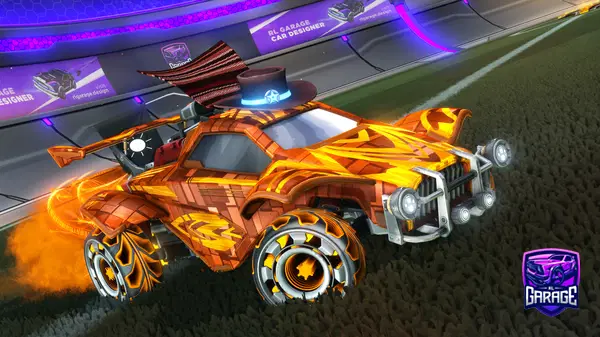 A Rocket League car design from BINBOO132