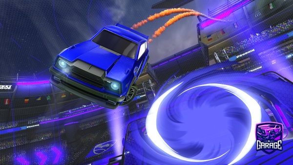A Rocket League car design from Juanpmoraes