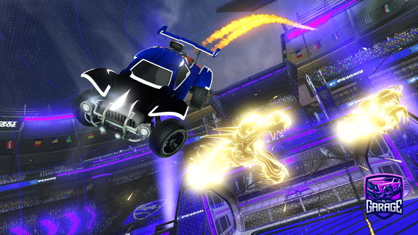 A Rocket League car design from AQUILESON60FP