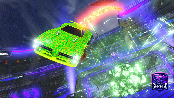 A Rocket League car design from FUugaki