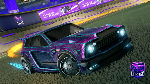 A Rocket League car design from FrostiNien