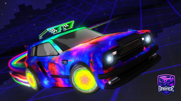A Rocket League car design from raparber